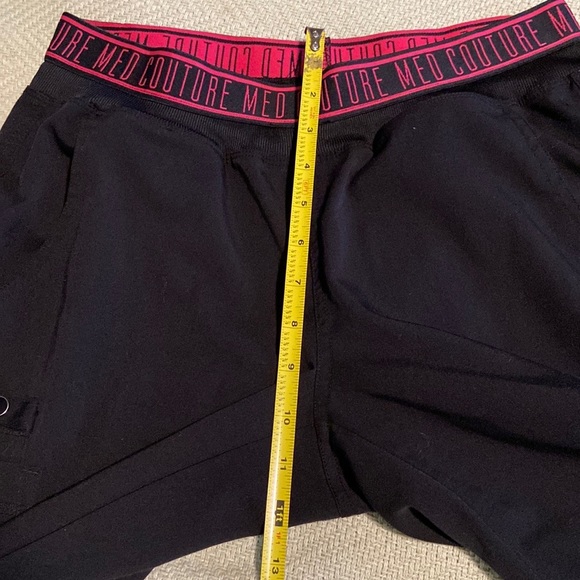 Black Scrub Set by Med Couture Brand.  EUC! - Picture 11 of 16